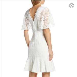 eliza j flounce lace dress